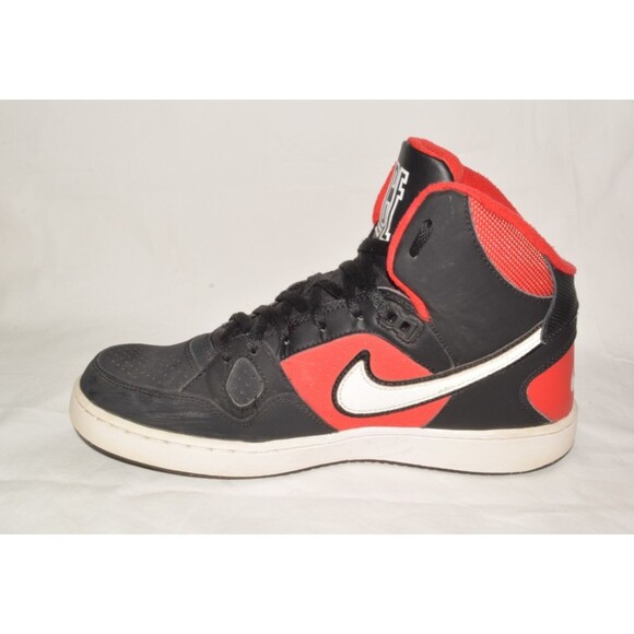Nike Son of Force Mid Bred 616281-018 Mens 9.5 Black Red White High Top Sneakers main image 4